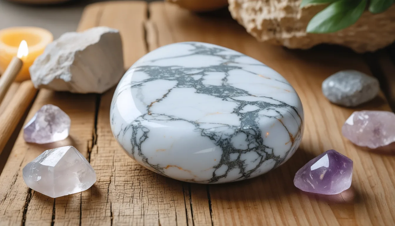 découvrez l'origine fascinante de la howlite, ses bienfaits pour le bien-être et les mystères qui entourent cette pierre blanche marbrée unique.