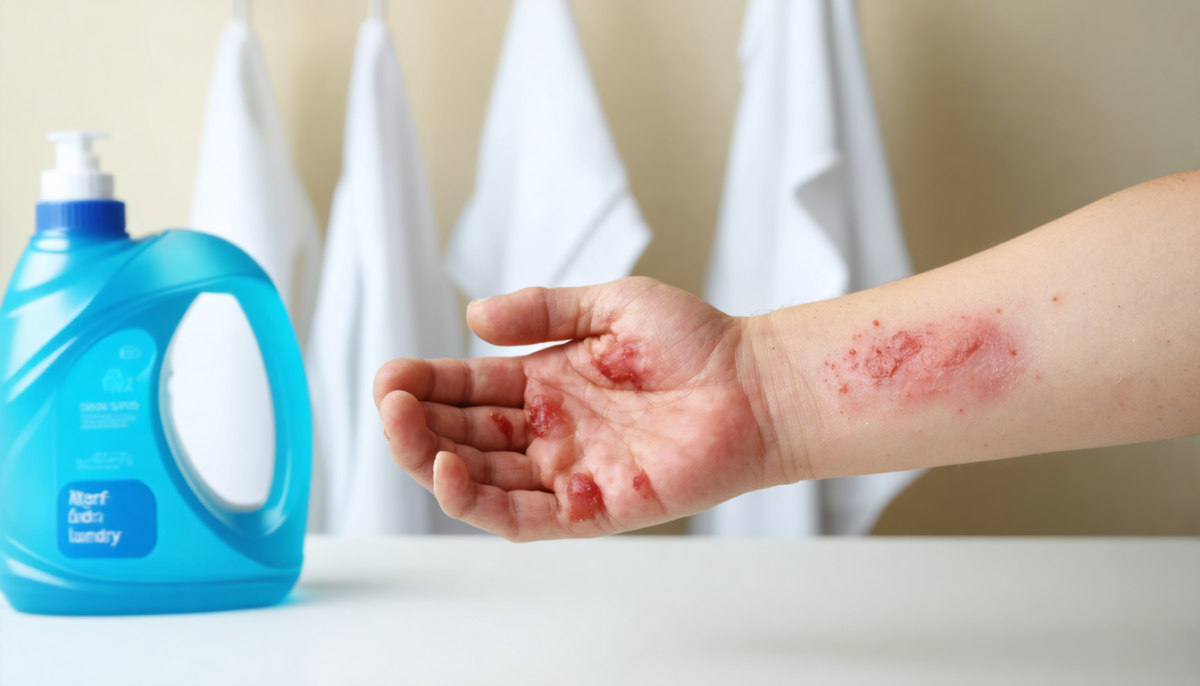 découvrez comment identifier une éruption cutanée causée par une allergie à la lessive, reconnaissez les symptômes courants et explorez des solutions efficaces pour soulager votre peau.