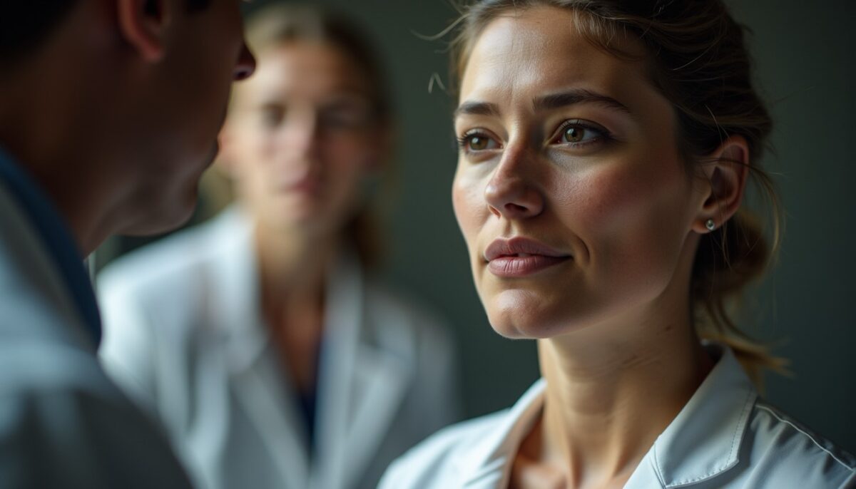Que signifie l'absence d'immunoglobuline monoclonale dans le contexte médical ?